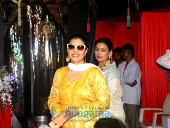 Rani Mukerji & Kajol grace the Durga Puja Navratri celebrations in Juhu