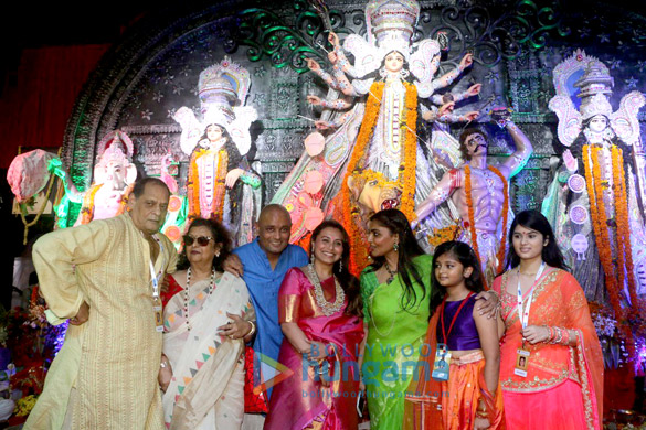 Rani Mukerji & Kajol grace the Durga Puja Navratri celebrations in Juhu