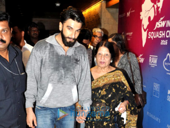 Ranveer Singh graces JSW Squash Circuit 2016 championship finale