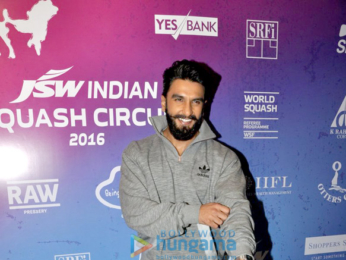 Ranveer Singh graces JSW Squash Circuit 2016 championship finale