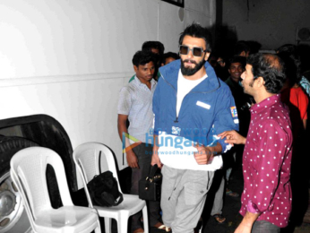 Ranveer Singh snapped post an ad shoot