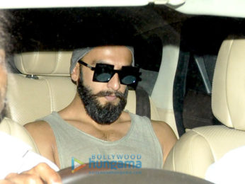Ranveer Singh snapped post meeting Sanjay Leela Bhansali