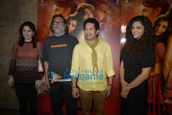 Sachin Tendulkar graces a special screening of ‘Mirzya’ Sachin Tendulkar graces a special screening of ‘Mirzya’