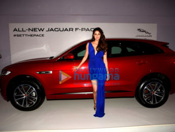 Saiyami Kher & Disha Patani at the launch of Jaguar F-Pace