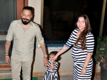 Sanjay Dutt celebrates his kids' birthday in style