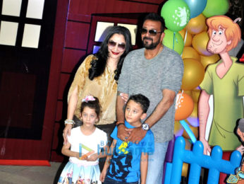 Sanjay Dutt celebrates his kids' birthday in style