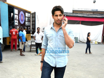 Sidharth Malhotra snapped at Mehboob studio in Bandra
