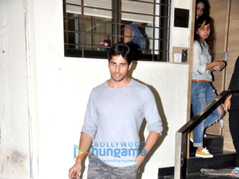 Sidharth Malhotra snapped post meeting in Bandra