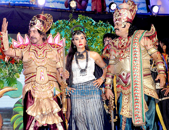 Sofia Hayat plays Surpnakha in Ramleela at the Red Fort in New Delhi
