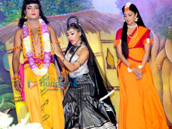 Sofia Hayat plays Surpnakha in Ramleela at the Red Fort in New Delhi