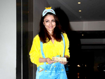 Soha Ali Khan attends a pyjama birthday bash with close friends