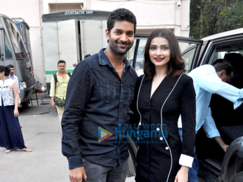 Star cast of 'Rock On!! 2' snapped at Mehboob Studio