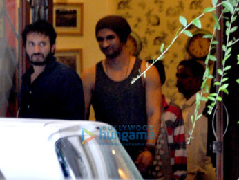 Sushant Singh Rajput snapped at Takadum movie rehearsals