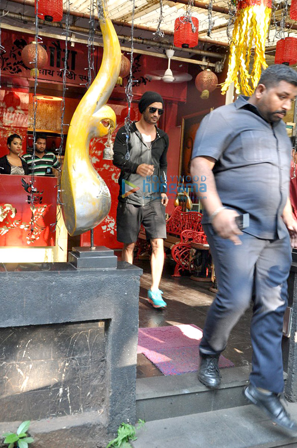 sushant snapped post spa session 2