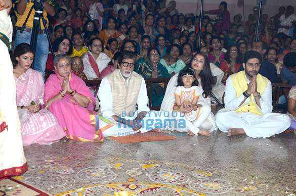 The Bachchan’s grace the Durga Ashtami puja in Mumbai The Bachchan’s grace the Durga Ashtami puja in Mumbai