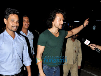 Tiger Shroff & Disha Patani snapped post their dinner at ‘Pizza Express’