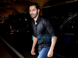 Varun Dhawan & Alia Bhatt depart for ‘Badrinath Ki Dulhania’s shoot in Singapore