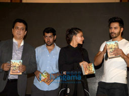 Varun Dhawan, Jacqueline Fernandez & Sajid Nadiadwala at ‘Dishoom- Abu Dhabi Film Commission’ media meet