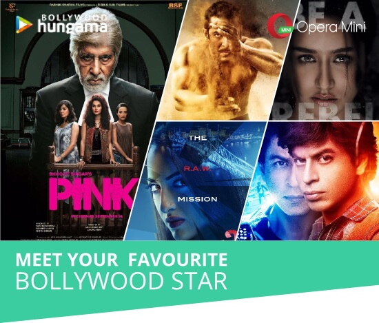 Opera Mini’s exclusive contest to meet a Bollywood star Opera Mini’s exclusive contest to meet a Bollywood star