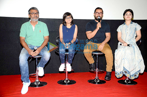 aamir khan at the song launch of haanikaarak bapu from dangal 2