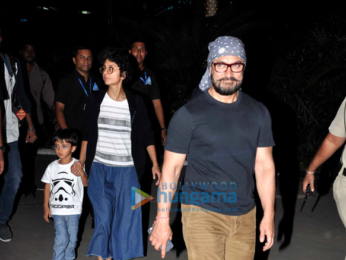 Aamir Khan & family returns from holidays in North East India