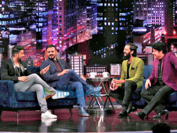 Aftab Shivdasani & Vivek Oberoi on the sets of 'Yaaron Ki Baraat'