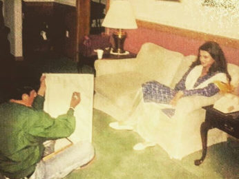 Check out: Aishwarya Rai turns muse for painter Ranbir Kapoor Check out: Aishwarya Rai turns muse for painter Ranbir Kapoor