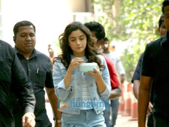 Alia Bhatt snapped during her upcoming film 'Dear Zindagi's promotions