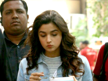 Alia Bhatt snapped during her upcoming film 'Dear Zindagi's promotions