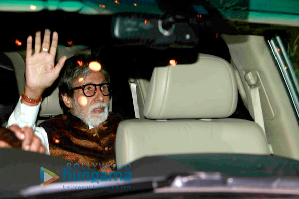 amitabh bachchan and aishwarya rai bachchan snapped post the engagement ceremony of a close friend 1