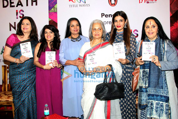 Shabana Azmi, Waheeda Rehman, Raveena Tandon grace the launch of Anjali Chhabria’s book ‘Death Is Not The Answer’ Shabana Azmi, Waheeda Rehman, Raveena Tandon grace the launch of Anjali Chhabria’s book ‘Death Is Not The Answer’