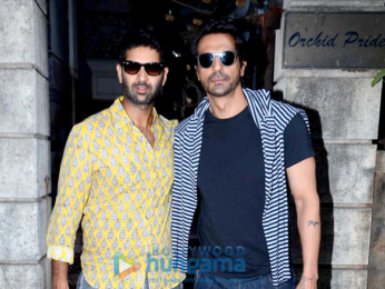 Arjun Rampal, Shraddha Kapoor & Purab Kohli snapped at 'Rock On!! 2' promotions