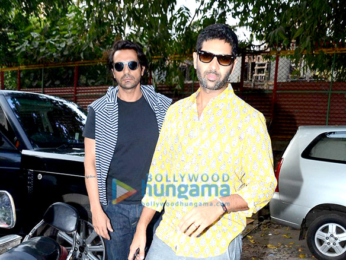 Arjun Rampal, Shraddha Kapoor & Purab Kohli snapped at 'Rock On!! 2' promotions