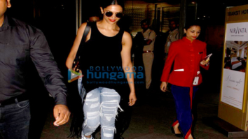 Deepika Padukone snapped as she returns from Bangalore