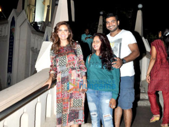 Esha Gupta snapped as she visits Mount Mary church on eve of her birthday
