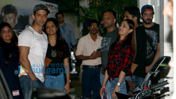 Hrithik Roshan & Yami Gautam snapped post movie screening at Sunny Super Sound