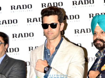 Hrithik Roshan at the launch of Rado's new watch in Delhi