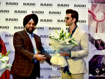Hrithik Roshan at the launch of Rado's new watch in Delhi