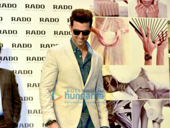 Hrithik Roshan at the launch of Rado's new watch in Delhi