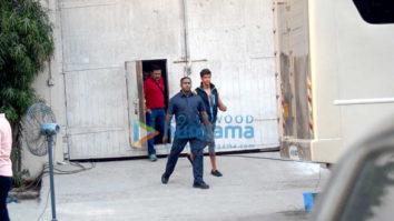 Hrithik Roshan snapped at an ad shoot in Mumbai