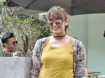 Huma Qureshi snapped in Bandra