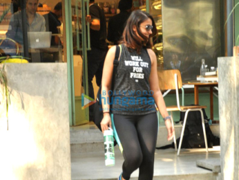 Ileana DCruz snapped post lunch at Suzette
