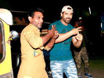John Abraham and Sonakshi Sinha snapped promoting their film 'Force 2'