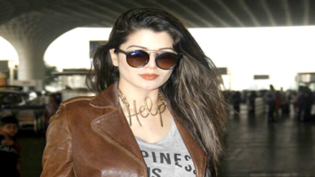 Kainaat Arora snapped at the Mumbai international airport