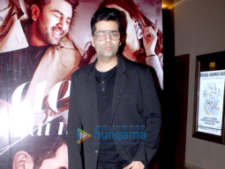 Karan Johar promotes ‘Ae Dil Hai Mushkil’ with movie watching patrons