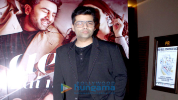 Karan Johar promotes ‘Ae Dil Hai Mushkil’ with movie watching patrons