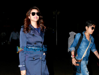 Parineeti Chopra, Amy Jackson and Himesh Reshammiya snapped at the airport