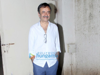 Rajkumar Hirani & Vidhu Vinod Chopra snapped at the screening of Ventilator