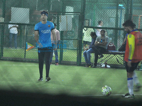 ranbir snapped during football practice 1