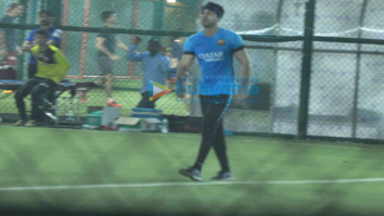 Ranbir Kapoor snapped during football practice